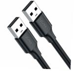 CABLE USB 2.0 A USB MACHO (NEGRO) 3M