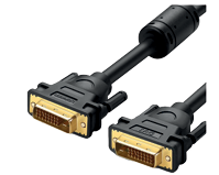 CONVERTIDOR UGREEN DE VIDEO DVI 24+1 MACHO A MACHO (NEGRO)