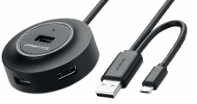 HUB UGREEN USB 3.0 4 PUERTOS USB /USB-C/ 1M