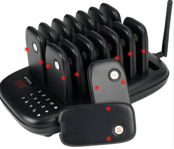 SISTEMA LOCALIZACION PARA RESTAURANTE PAGER 16 BEEPERS