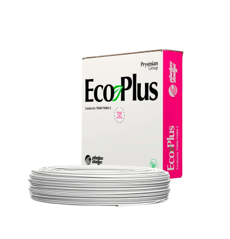 CABLE ECO PLUS DE ELECTRICIDAD 10AWG 7H BLANCO