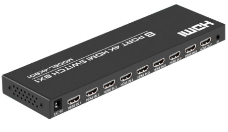 SWITCH HDMI KAGO 8 PUERTOS 4K