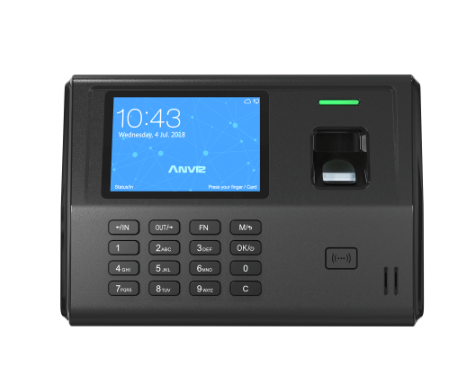 ANVIZ  EP300 PRO MAX WIFI Y BATERIA CONTROL DE ASISTENCIA BIOMETRICO HUELLA DACTILAR CONTRASEÑA ALMACENIMIENTO 3,000 USUARIOS 100,000 REGISTROS 12MG