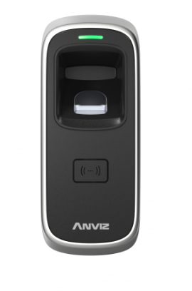M5 PLUS ANVIZ CONTROL DE ACCESO PARA EXTERIOR IK10 IP65 WIFI BLUETOOTH 3,000 USUARIOS 3,000 TARJETAS 50,000 REGISTROS