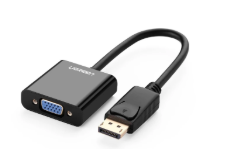 CONVERTIDOR DISPLAYPORT A VGA NEGRO DP109 UGREEN