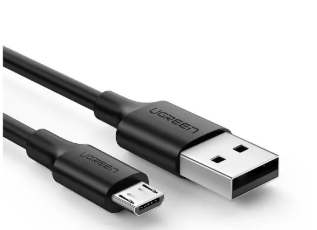 CABLE USB-A 2.0 A MICRO USB 1M NEGRO US289 UGREEN