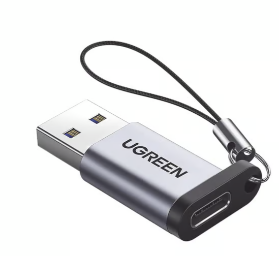 ADAPTADOR UGREEN USB-A 3.0 A USB-C GRIS