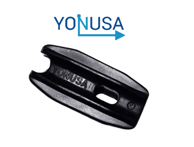 AISLADOR DE ESQUINA YONUSA NEGRO TIPO NUEZ PARA CERCA ELECTRICA