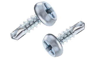 TORNILLO DE PUNTA BROCA PEQUEÑO ZINC BLANCO