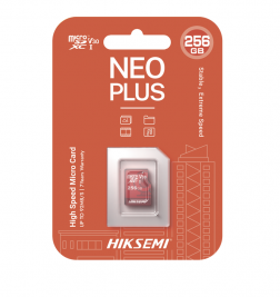 MEMORIA HIKSEMI MICRO SD 256GB VIDEOVIGILANCIA 24/7 COMPATIBLE CON CAMARA HIKVISION 12MG