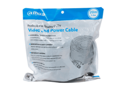CABLE ARMADO BNC DAHUA 20 MTS PFM942I-20-3