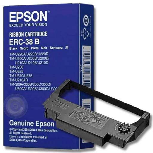 [ERC-38B] CINTA EPSON NEGRO P/IMPRESORA TM-U200/TM-U300/TM-U325/TM-U375