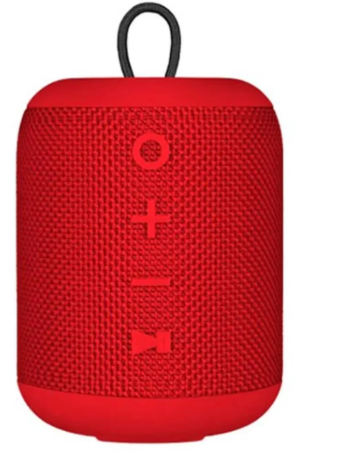 [KBS-200RD] PARLANTE PORTATIL KLIP BLUETOOTH RESISTE AL AGUA COLOR ROJO