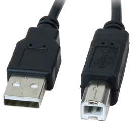 [XTC-303] CABLE USB XTECH PARA IMPRESORA 2.0 A-MACHO A B-MACHO  DE 10 PIES NEGRO