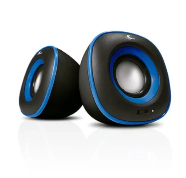 [XTS-115BL] PARLANTE 2.0 CONEXIÓN USB/3.5MM  XTECH COLOR AZUL