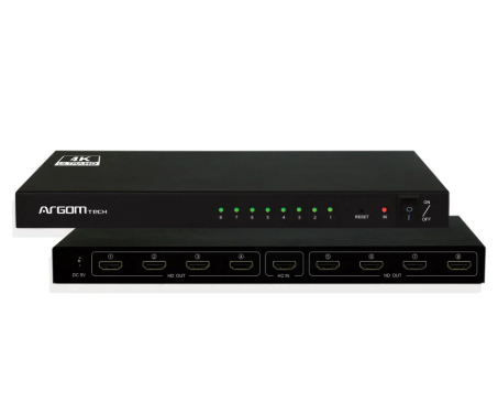 [ARG-AV-5118] SPLITTER ARGOM 8-SALIDAS HDMI 4K HD