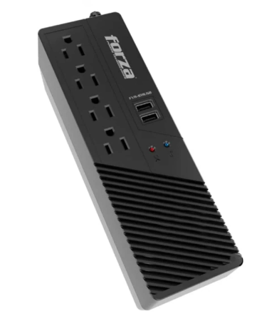[FVR-1011USB] REGULADOR FORZA 1000VA/500 WATTS 4 SALIDAS