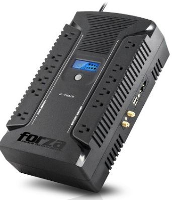 [HT-750LCD] UPS FORZA 750VA/450 WATTS 12 SALIDAS 2 PUERTOS USB