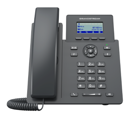 [GRP2601P] TELEFONO IP GRANDSTREAM 2SIP 2LINEAS POE