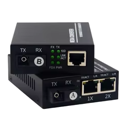 [TFC300] MEDIA CONVERTER TENDA SC MONOMODO GIGA 1000 MBPS  RJ45 TIPO A Y B