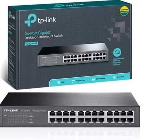 [TL-SG1016] SWITCH TP-LINK 16 PUERTOS GIGABIT ETHERNET RACK