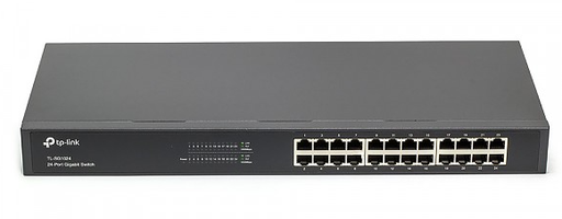 [TL-SG1024] SWITCH TP-LINK 24 PUERTOS 10/100/1000 GIGABIT DE ESCRITORIO Y RACK
