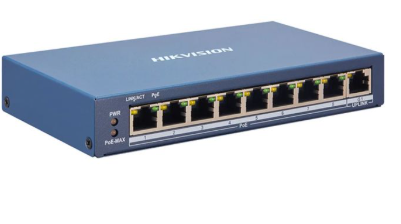 [DS-3E1309P-EI/M] SWITCH HIKVISION 8 PUERTOS 10/100  POE ADMINISTRABLE 12MG