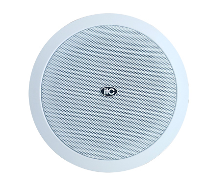 [T-206B] PARLANTE ITC BLANCO, TECHO, METAL 100/70V 8 PULGADAS