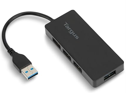 [ACH155] HUB DE 4 PUERTOS USB 3.0 /NEGRO/TARGUS ACH124US