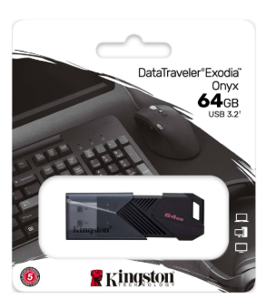 [DTXON64GB] MEMORIA USB KINGSTON DE 64 GB 3.2 SPEED DATA