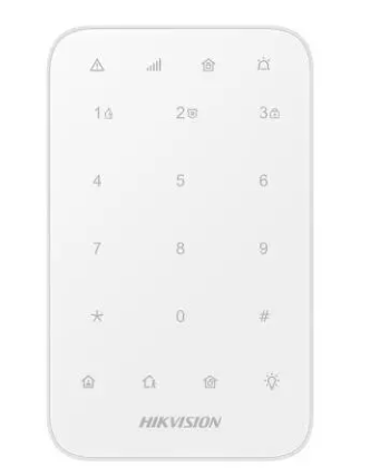 [DS-PK1-E-WB] TECLADO NUMERICO DE ALARMA AX PRO HIKVISION ARMADO Y DESARMADO DE ALARMA INALAMBRICA 12MG