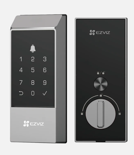 [DL04] CERRADURA EZVIZ,DE PASADOR, HUELLA,NUMERICO,TARJETA, DESBLOQUEO DESDE LA APP, TIPO C