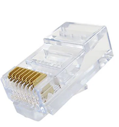 [DHCT6-PASS] BOLSA DE CONECTOR RJ45 PASS DAHUA CAT6 PAQUETE 10
