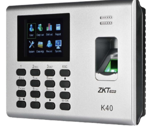 [K40ID] BIOMETRICO DE TIEMPO Y ASISTENCIA ZKTECO CON FUNCIONES DE CONTROL DE ACCESO Y LECTOR DE TARJETA RFID