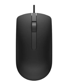 [MS116-BK] MOUSE ALAMBRICO DELL OPTICO 1000DPI NEGRO