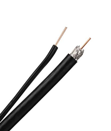 [P6ET77VMPRF] CABLE COAXIAL  RG6 77% COBRE HQ CON MENSAJERO 305 METROS