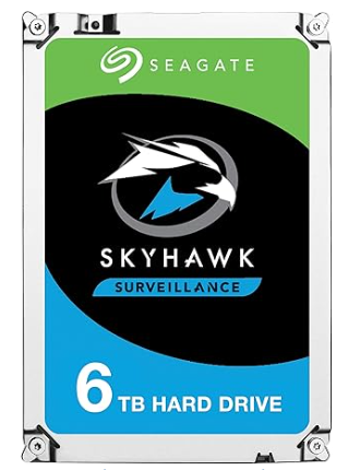 [ST6000VX008] DISCO DURO SEAGATE SKYHAWK 6TB CONEXION SATA 5400RPM