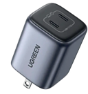 [A70629] ADAPTADOR DE CORRIENTE 2USB-C UGREEN CARGA RAPIDA 45W