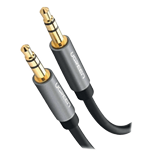 [10734] CABLE DE AUDIO UGREEN AUX 3.5 A AUX 3.5 1.5M (NEGRO)