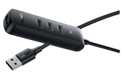 [A67523] HUB UGREEN USB 3.0 4 PUERTOS USB 0.25M (NEGRO)