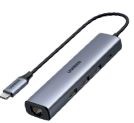 [A71573] HUB UGREEN USB 10 PUERTOS (GRIS)