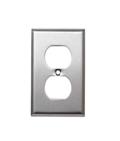 [65511] PLACA AGUILA  P/TOMA DOBLE METAL