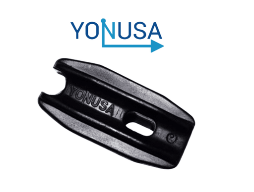 [AP201] AISLADOR DE ESQUINA YONUSA NEGRO TIPO NUEZ PARA CERCA ELECTRICA